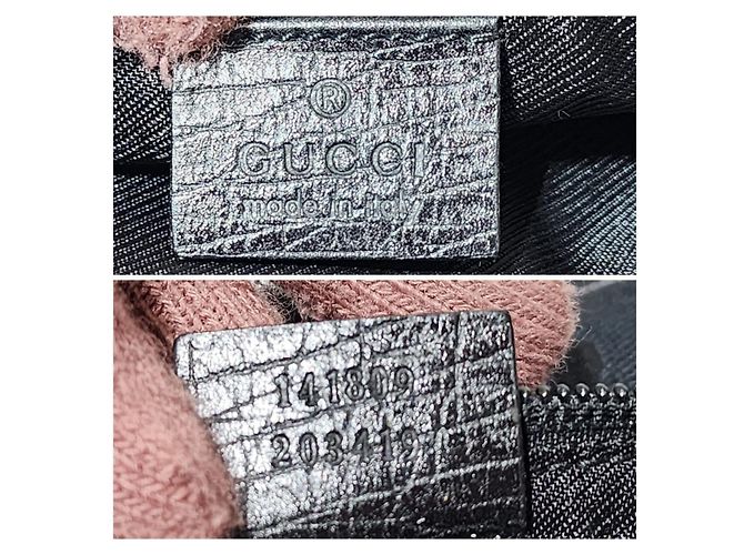 Pochete Sherryline em canvas GG Gucci preta Preto - vista 3