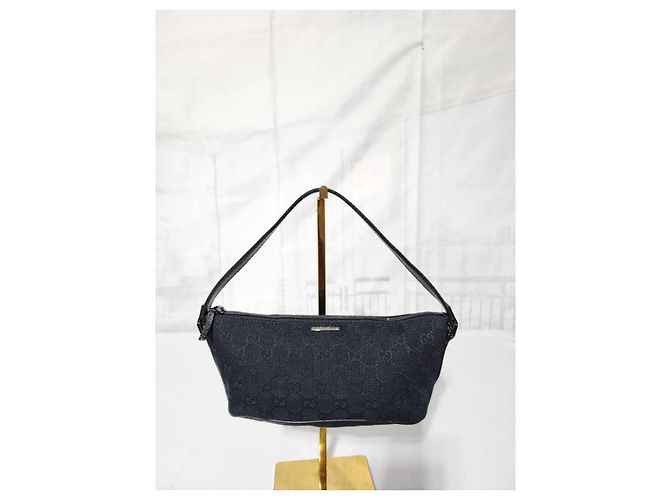 Pochete Sherryline em canvas GG Gucci preta Preto - vista 7