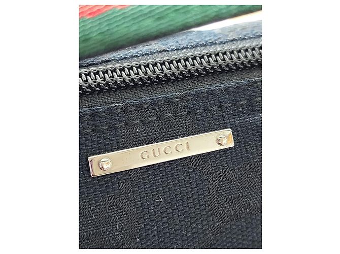 Pochete Sherryline em canvas GG Gucci preta Preto - vista 9