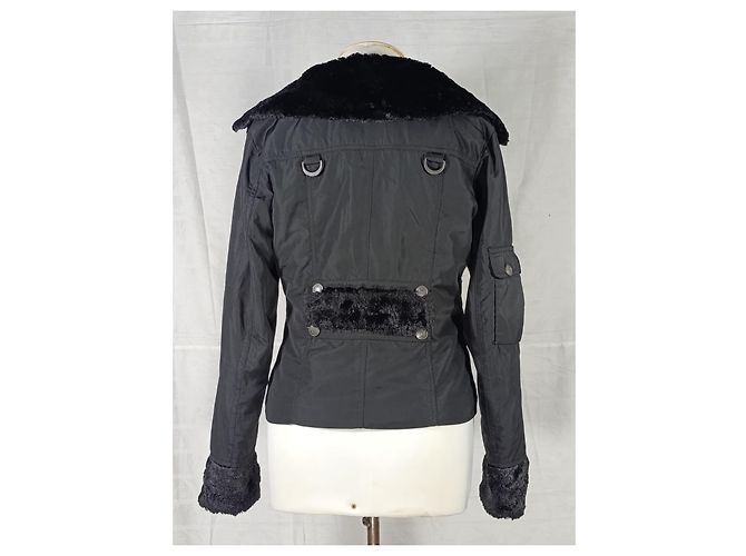 Christian Dior Jacke Schwarz Baumwolle Größe 38 - Ansicht 4