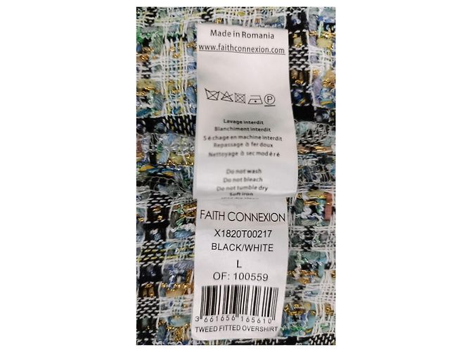 Autre Marque Faith Connection Hemdjacke Mehrfarbig L Mehrfarben - Ansicht 7