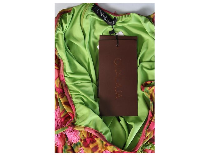 Autre Marque Robe Onalaja Zusi Mini Bretelles Cocktail Multicolore - vue 5