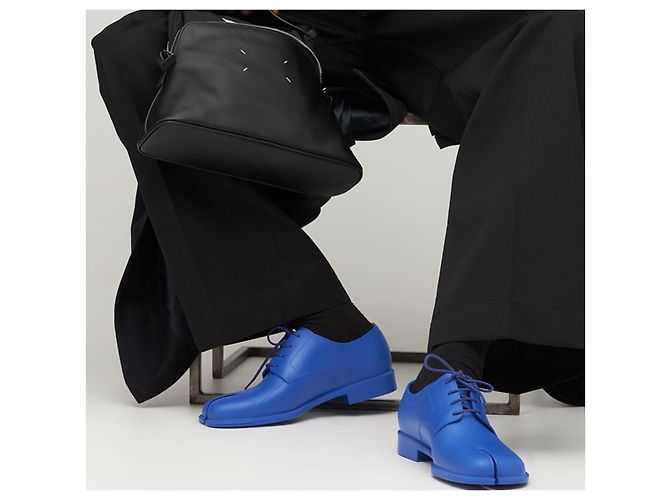 Maison Martin Margiela Nuove Scarpe Tabi Blu 36 - vista 2