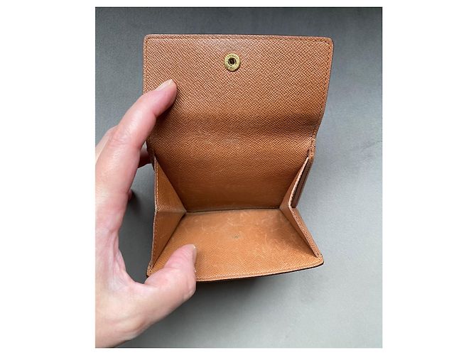 Cartera Louis Vuitton Double Flap Monogram Marrón Castaño - vista 10
