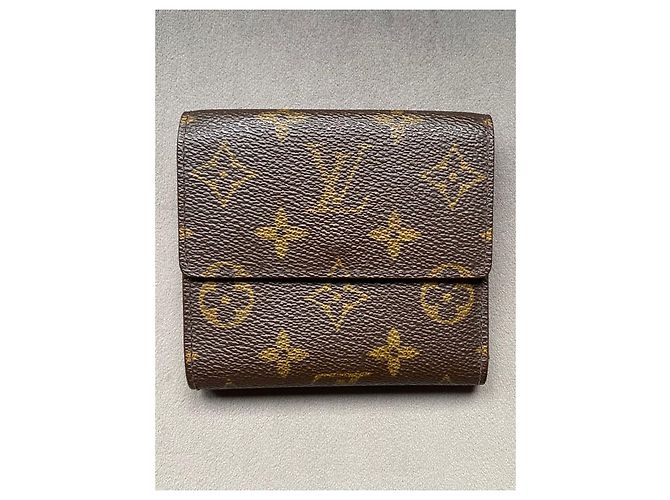 Cartera Louis Vuitton Double Flap Monogram Marrón Castaño - vista 2