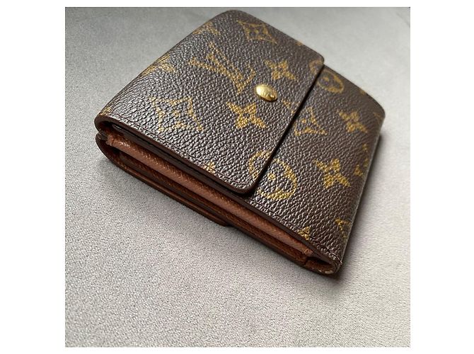Cartera Louis Vuitton Double Flap Monogram Marrón Castaño - vista 3
