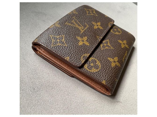 Cartera Louis Vuitton Double Flap Monogram Marrón Castaño - vista 4