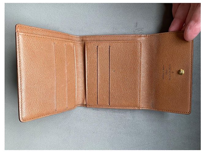 Cartera Louis Vuitton Double Flap Monogram Marrón Castaño - vista 5