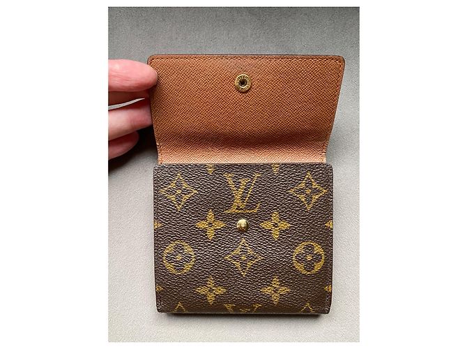 Cartera Louis Vuitton Double Flap Monogram Marrón Castaño - vista 9