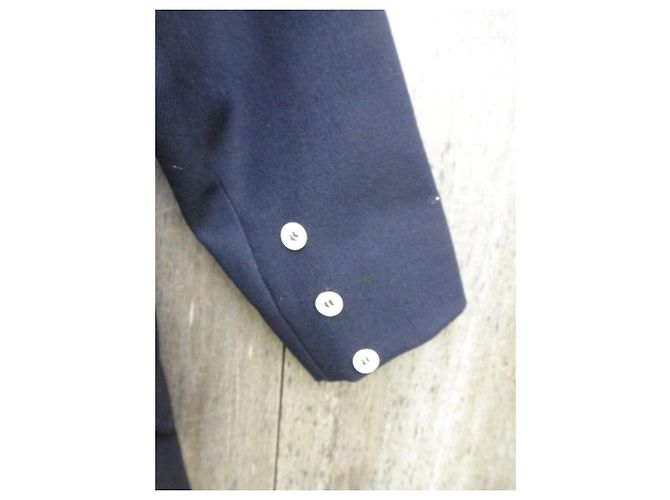 Autre Marque Blaue Wolljacke Größe 40 - Ansicht 5