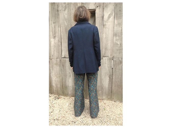 Autre Marque Blaue Wolljacke Größe 40 - Ansicht 8