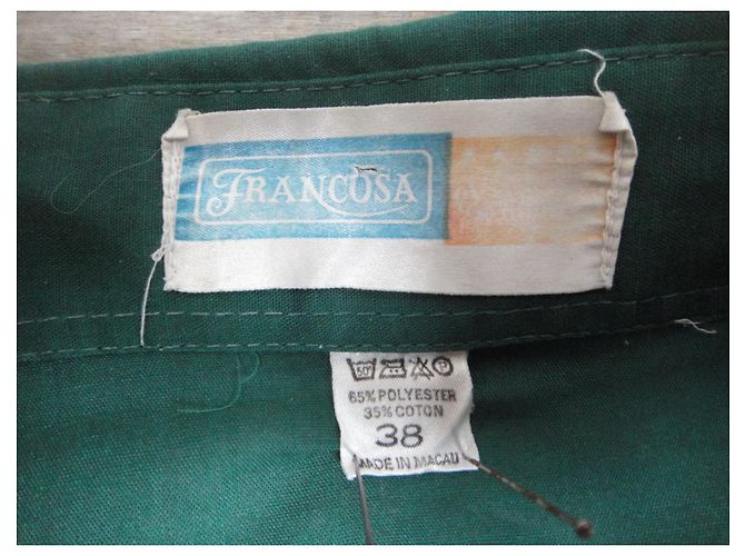 Autre Marque Francosa Hemd Grün Baumwolle Polyester - Ansicht 5