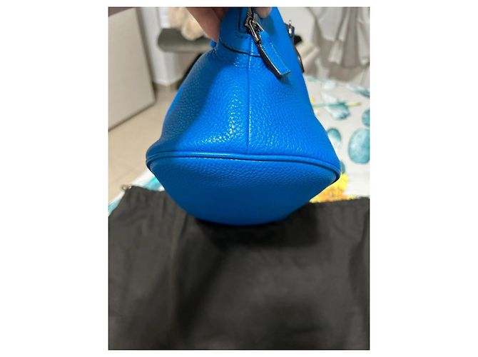 Borsa in pelle blu Dôme Gucci - vista 9