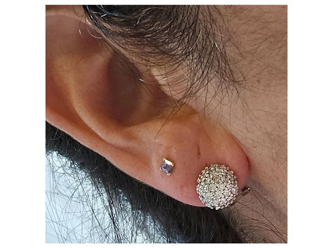 Autre Marque Orecchini in oro bianco e diamanti 2 ct VS G-H Argento - vista 4