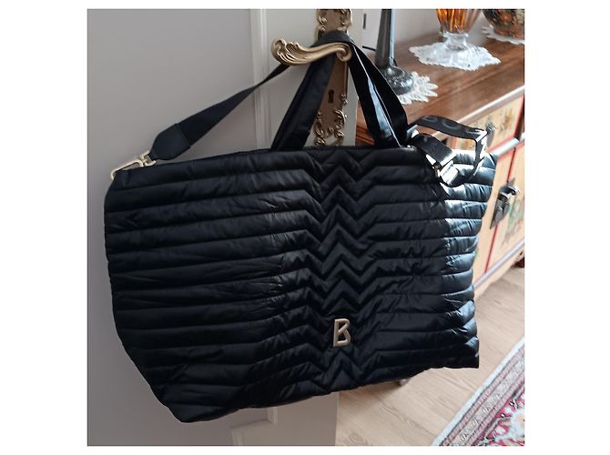 Bogner, borsa da viaggio trapuntata, nera, Nuova - vista 5