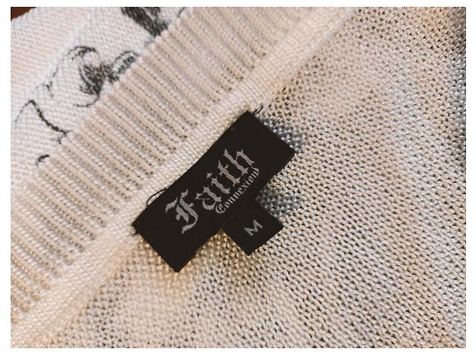 Faith Connexion Oversize Strickpullover aus Viskose Eggshell Aus weiß - Ansicht 4