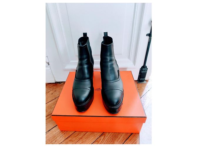 Hermès Punchy Hermes Stiefeletten Schwarz - Ansicht 2