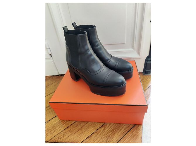 Hermès Punchy Hermes Stiefeletten Schwarz - Ansicht 6