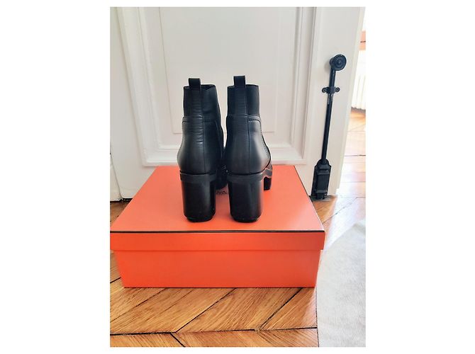Hermès Punchy Hermes Stiefeletten Schwarz - Ansicht 8