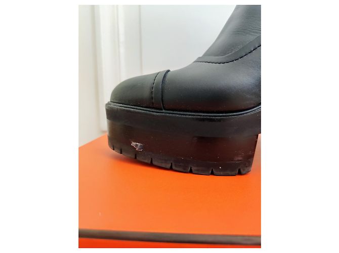 Hermès Punchy Hermes Stiefeletten Schwarz - Ansicht 9
