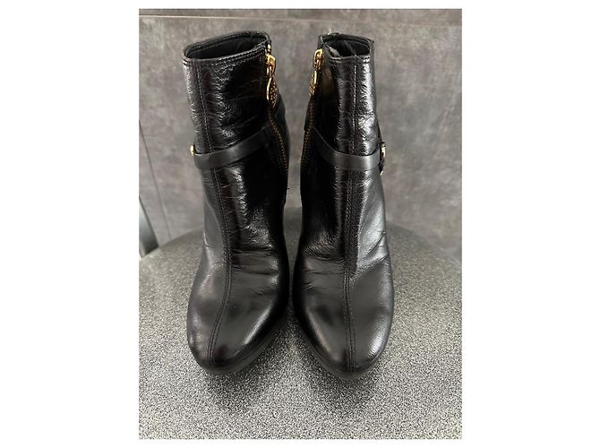 Botines de cuero negro Tory Burch - vista 3