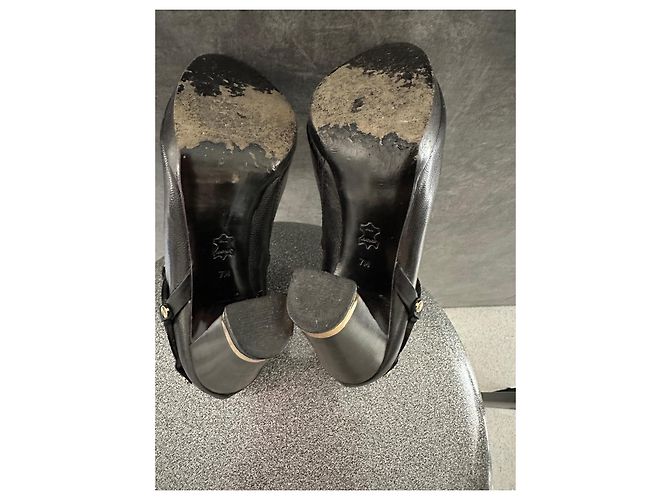 Botines de cuero negro Tory Burch - vista 5