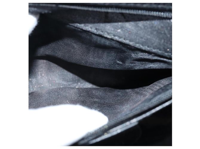 Borsa a mano in pelle Gucci Bamboo Vanity 2 vie nera 013 2122 2491 Auth ar12149 Nero - vista 21
