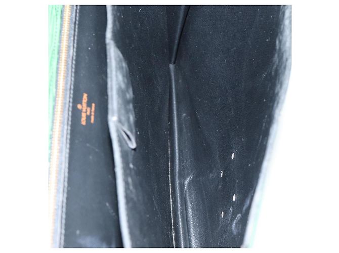 LOUIS VUITTON Epi Serviette Ambassador Borsa da Lavoro Verde M54412 LV Auth 84072 - vista 10