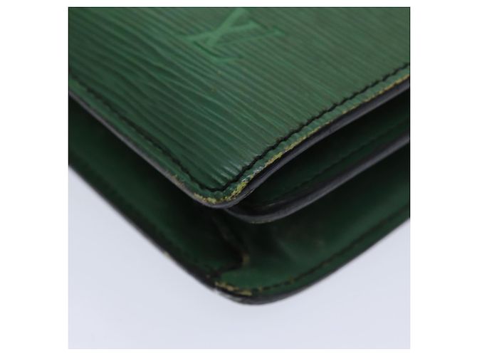 LOUIS VUITTON Epi Serviette Ambassador Borsa da Lavoro Verde M54412 LV Auth 84072 - vista 15