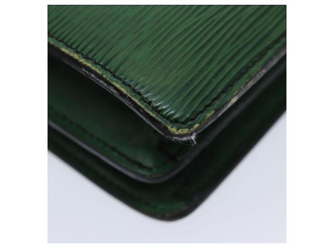 LOUIS VUITTON Epi Serviette Ambassador Borsa da Lavoro Verde M54412 LV Auth 84072 - vista 16