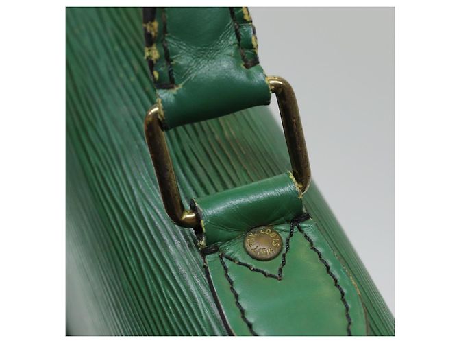 LOUIS VUITTON Epi Serviette Ambassador Borsa da Lavoro Verde M54412 LV Auth 84072 - vista 19