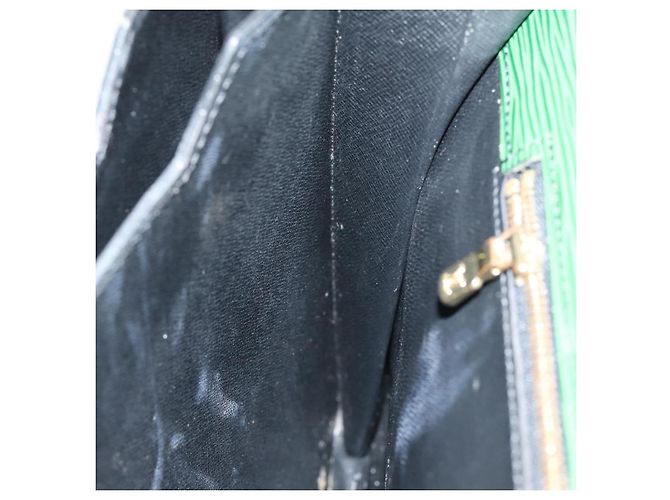 LOUIS VUITTON Epi Serviette Ambassador Borsa da Lavoro Verde M54412 LV Auth 84072 - vista 23