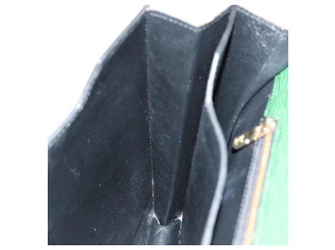 LOUIS VUITTON Epi Serviette Ambassador Borsa da Lavoro Verde M54412 LV Auth 84072 - vista 27