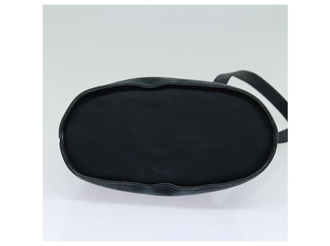 Borsa a Spalla Gancini in Camoscio Blu Navy Salvatore Ferragamo Auth yk13840 - vista 5