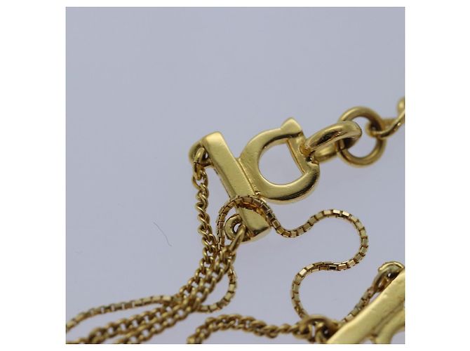 Bracciale in metallo dorato Christian Dior Auth am6489 - vista 14