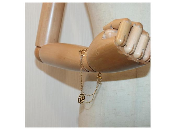 Bracciale in metallo dorato Christian Dior Auth am6489 - vista 18