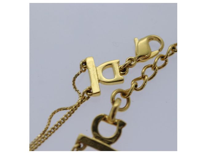 Bracciale in metallo dorato Christian Dior Auth am6489 - vista 6