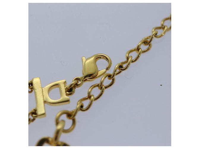 Bracciale in metallo dorato Christian Dior Auth am6489 - vista 7