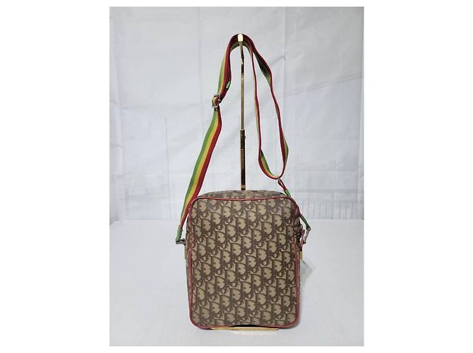 CHRISTIAN DIOR Borsa Messenger Rasta Diorissimo Marrone Beige - vista 2