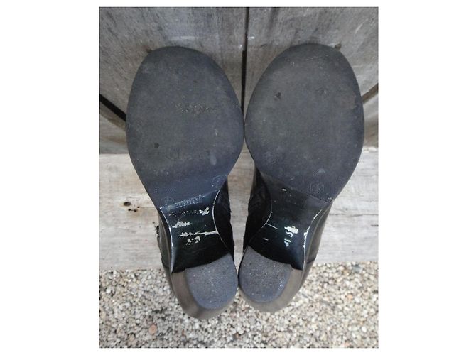 Autre Marque Botines Nimal de cuero negro - vista 5