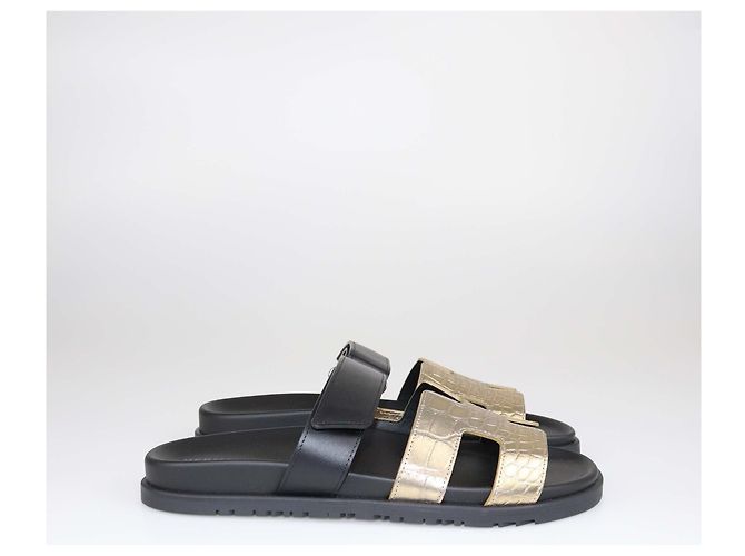 Hermès HERMES Bailarinas T.EU Cuero Negro - vista 3