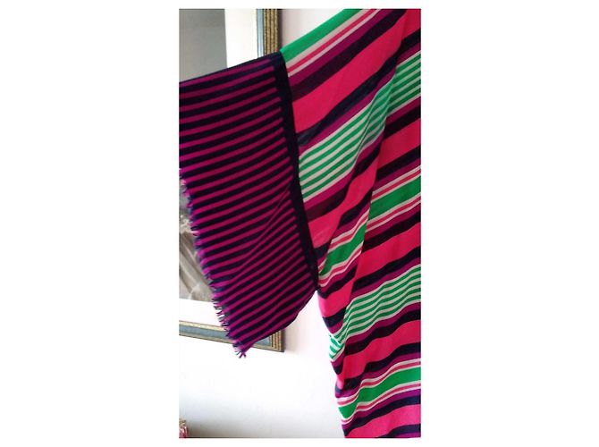 Top in seta Yves Saint Laurent Rive Gauche Multicolore - vista 6