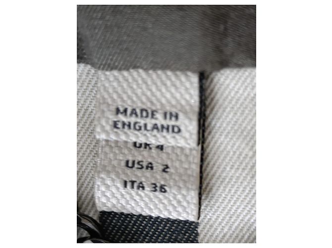 Gabardina Burberry de algodón púrpura Verde - vista 5