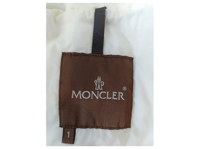 Giacca a Piuma Moncler Donna Bianca Bianco - vista 5