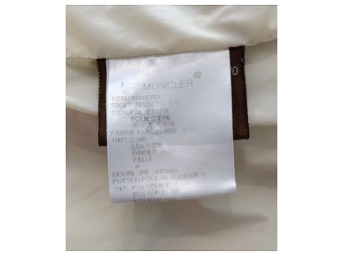 Giacca a Piuma Moncler Donna Bianca Bianco - vista 8
