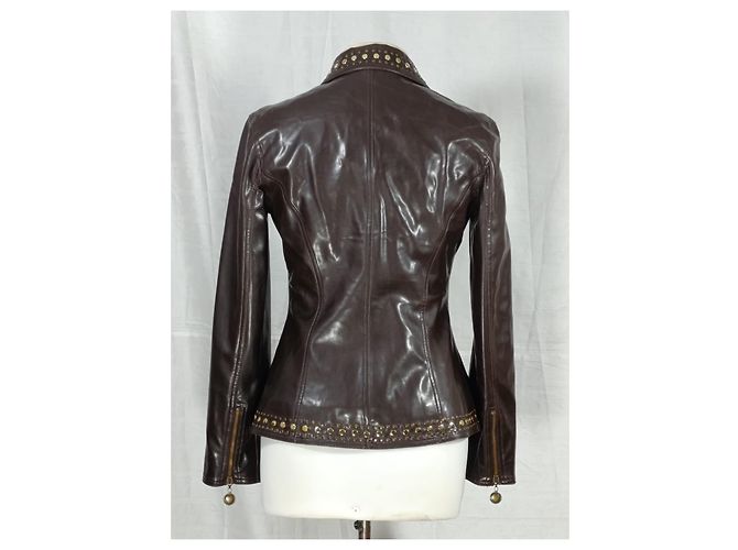 Moschino Jacke Braun Polyamid - Ansicht 2