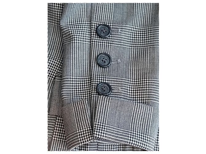 Abrigo de lana Oscar de la Renta gris - vista 3
