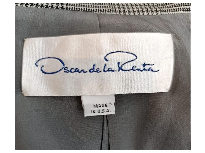 Abrigo de lana Oscar de la Renta gris - vista 4