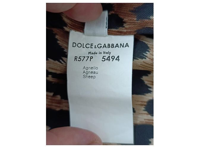 Dolce & Gabbana Jacke aus Lammleder Weiß - Ansicht 4