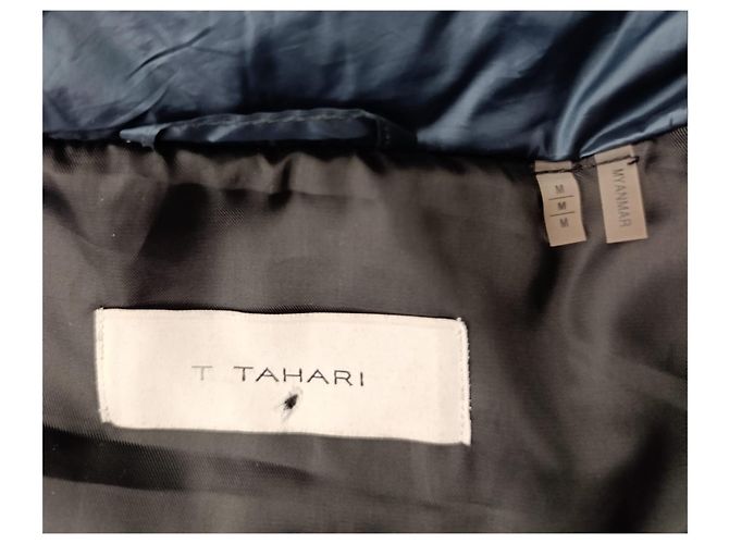 Chaqueta de Plumas Elie Tahari Azul - vista 3